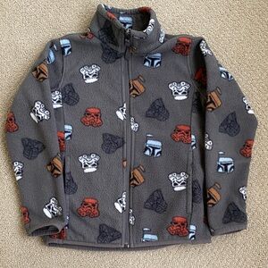 Star Wars zip up sweatshirt size 6-7